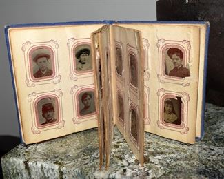A Book of Gem size Tintypes