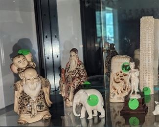 Carved Figures - Detail