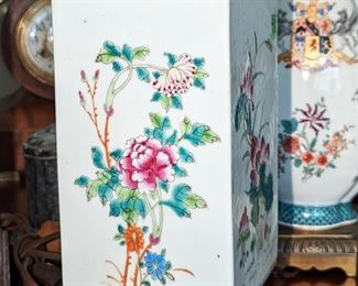 Chinese Cong Vase Lamp