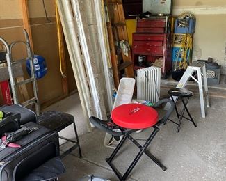 garage items, tools, luggage, etc
