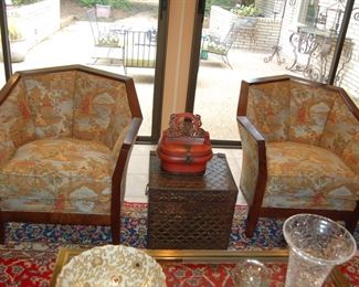 Pair of Chinese chairs