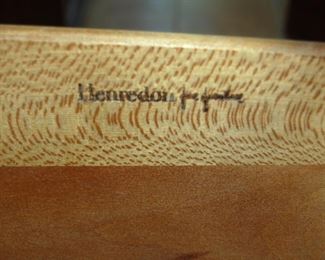 Henredon maker's mark