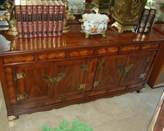 Brass appointed double buffet