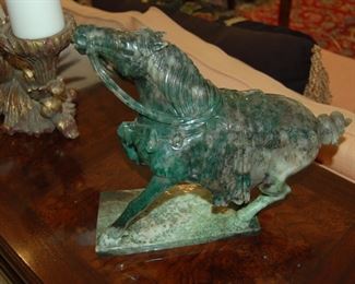Stone horse figurine