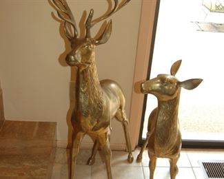 Brass deer