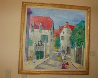 Painting by Hallie Head