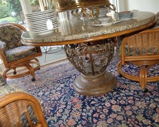 Detail of table base