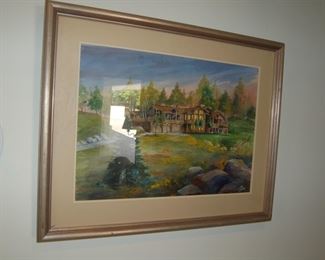 Commissioned painting by Tom Connor