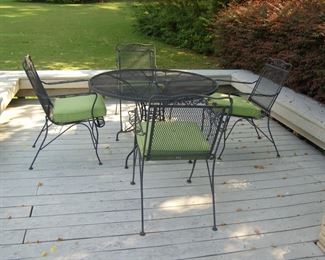 Patio table and chairs