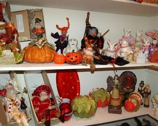 Witches and pumpkins and turkeys...