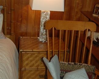 Wooden rocking chair