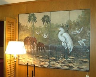 4-panel animal screen