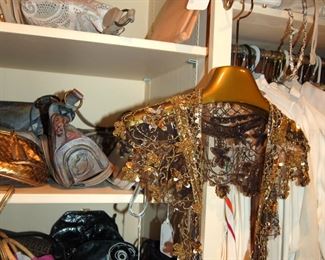 Designer purses and evening wear