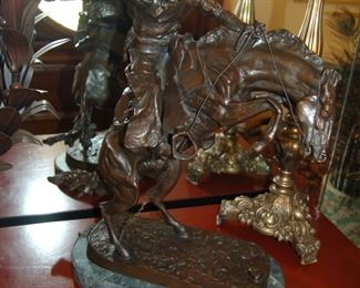 Remington horse and rider