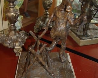 Appraised metal sculpture