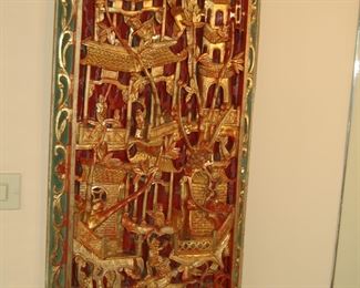 Carved panel