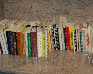 Lots of favorite cookbooks