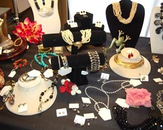 Bracelets, necklaces, earrings...