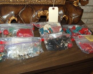 Bags of jewelry