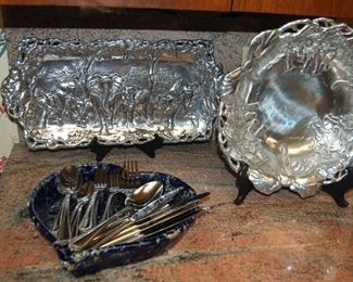 Pewter trays