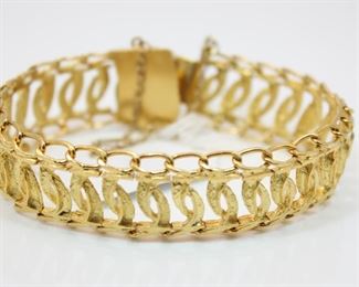 18K Yellow Gold Link Bracelet (40.6g)