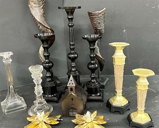 Assortment Of Candle Holders