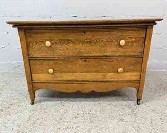 Atq Oak Washstand