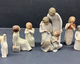 Collection Of Willow Tree Figurines