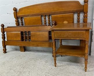 Full Bed Frame Ethan Allen Side Table