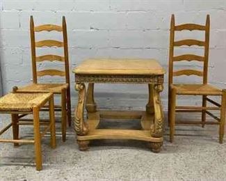 Lamp Table Chairs