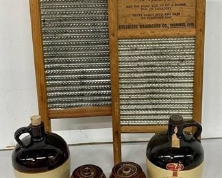 Old Time Crocks Wash Boards