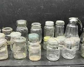 Vintage Mason Jars And More