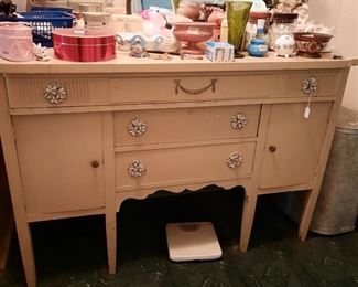 dresser would easily convert to vanity with 2 sinks