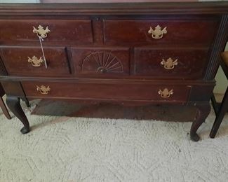 queen anne style cedar chest, rare