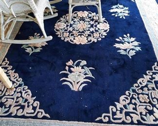 hand hooked wool rug