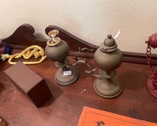 Small Bronze lamps