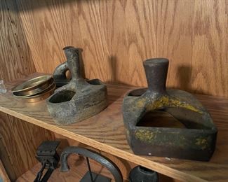 Two Large Shoe Sole Arch Punches