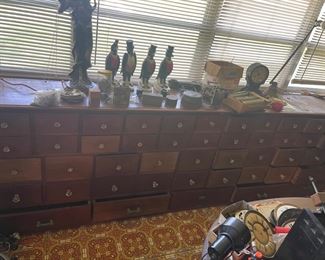 Very large Many Drawer Work Bench