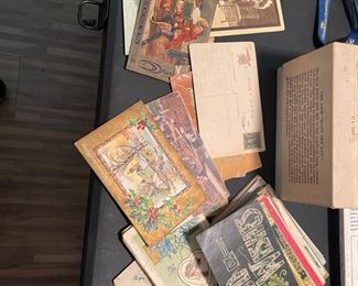 1900 to 1909 Post Cards, used with stamps and Post Marks and unused