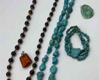 Turquoise and Onyx Jewelry