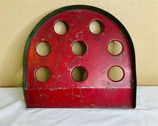 Old Carnival Skee Ball Game Board