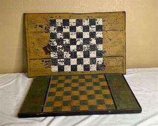 Primitive Wood Game Boards