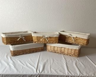 Wicker Organization Baskets