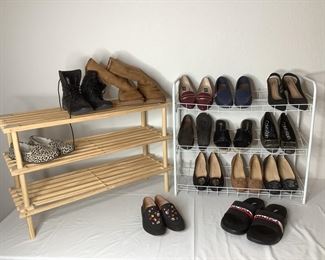 Women's Shoes and Racks