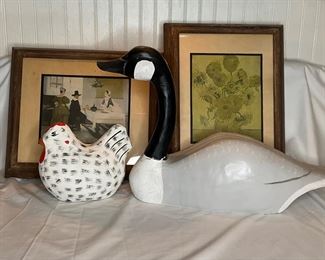 Art Reproductions, Wood Carved Birds