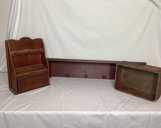 Wooden Hanging Coat Rack