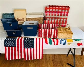 Baskets and Flags