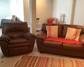 Ashley Furniture Loveseat and Recliner