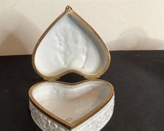 Heart Shaped Trinket Box