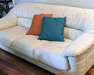 Leather sofas (contemporary Italian style)  